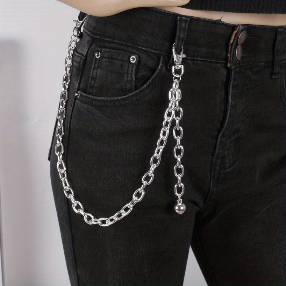 Punk Waist Chain Body Chain Jeans Pants Chain Funny Bag Chain Key Chain