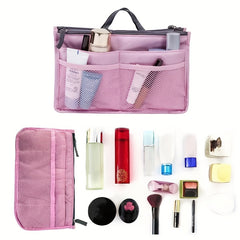 Double Folding Storage Bag With Inner Bag Large Capacity Handbag