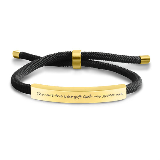 Personalized Stainless Steel Pet Name Bracelet