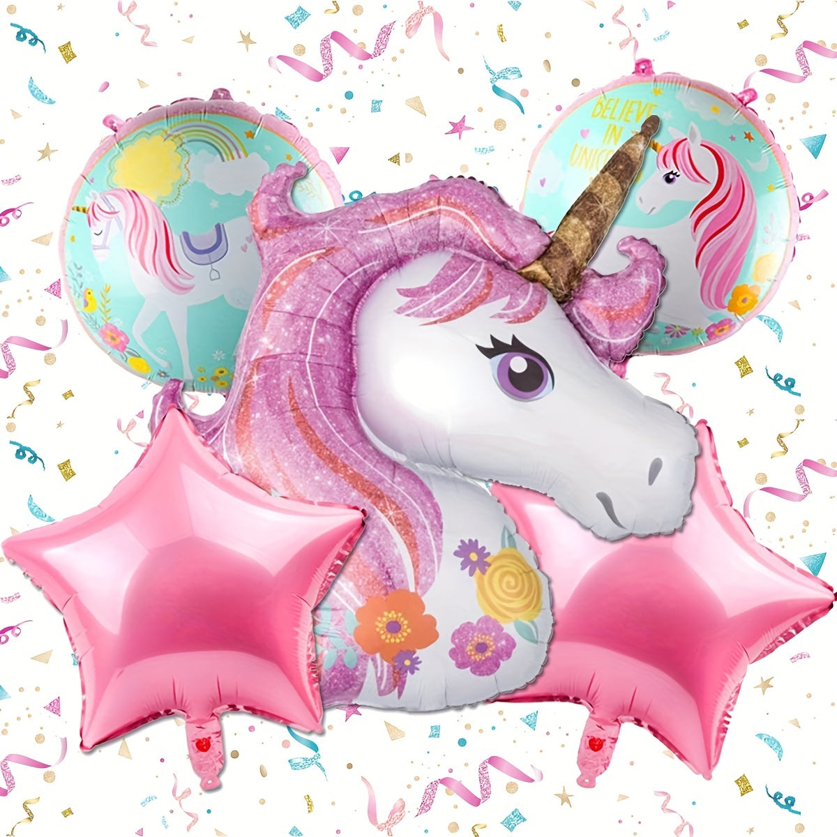 Magical Unicorn Balloons for Girls' Birthday Party