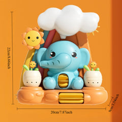 Elephant and Sunflower Shower Toy with Watering Can