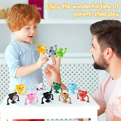 12pcs Silicone Suction Toys Pop Sucker Toys For Stress Release