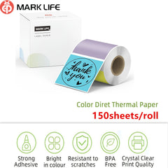 Marklife 150pcs 5.08cm Label Stickers For Jars, 4 Colors