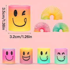 Fun Rainbow Coils Stackable Toy Set for Kids Party Carnival