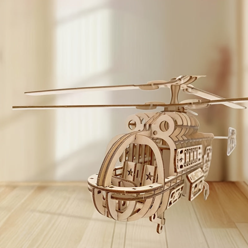 3D Airplane Puzzle - Creative Model Gift for Living Room & Bedroom