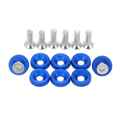 10pcs 6MM Universal Decorative Screw Gasket Valve Cover Aluminum Gasket Screw