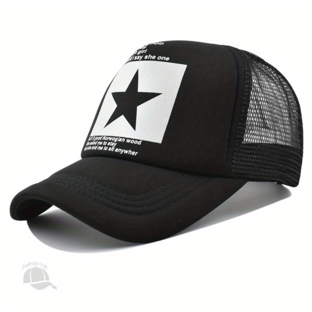 Breathable Mesh Summer Baseball Cap Hats for Men and Women