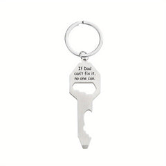 Men's Bottle Opener Pendant Keychain Screwdriver Keyring