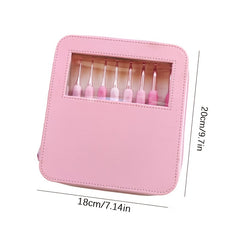 8pcs Thick Handle Sweater Needle Fine Gradient Soft Handle Crochet Set