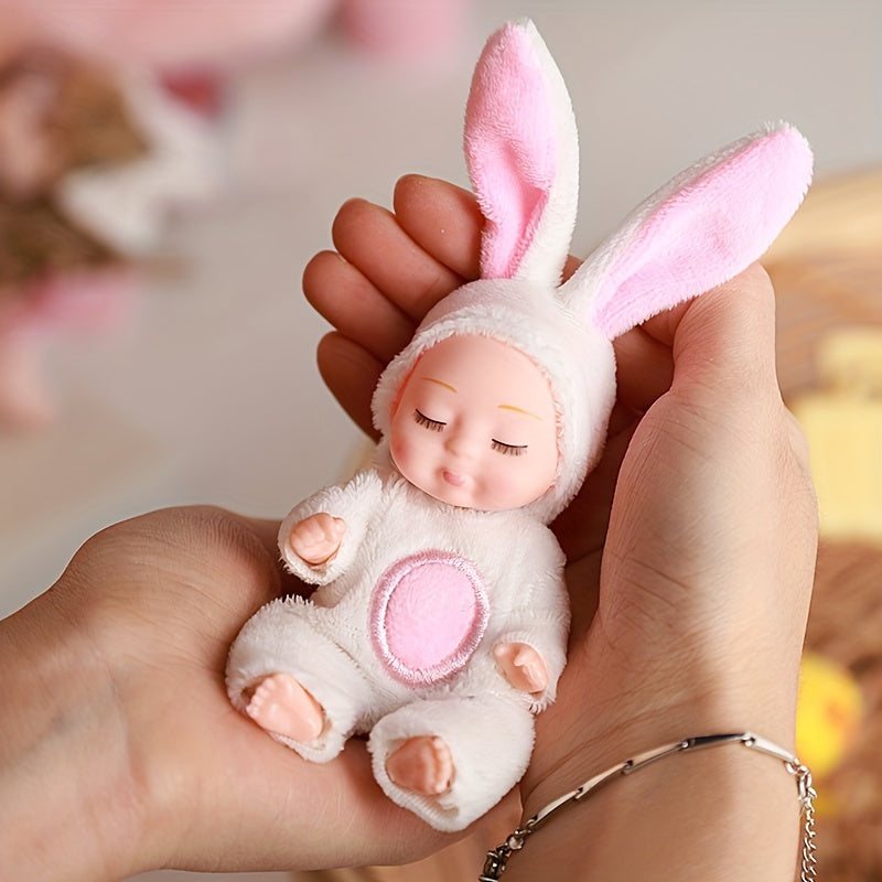 Companion Mini Reborn Animal Doll 1pc Plush Toy Sleeping Companion for Ages 3-6