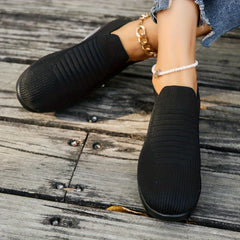 Women's Air Cushion Chunky Sneakers Breathable Slip-On Walking Shoes