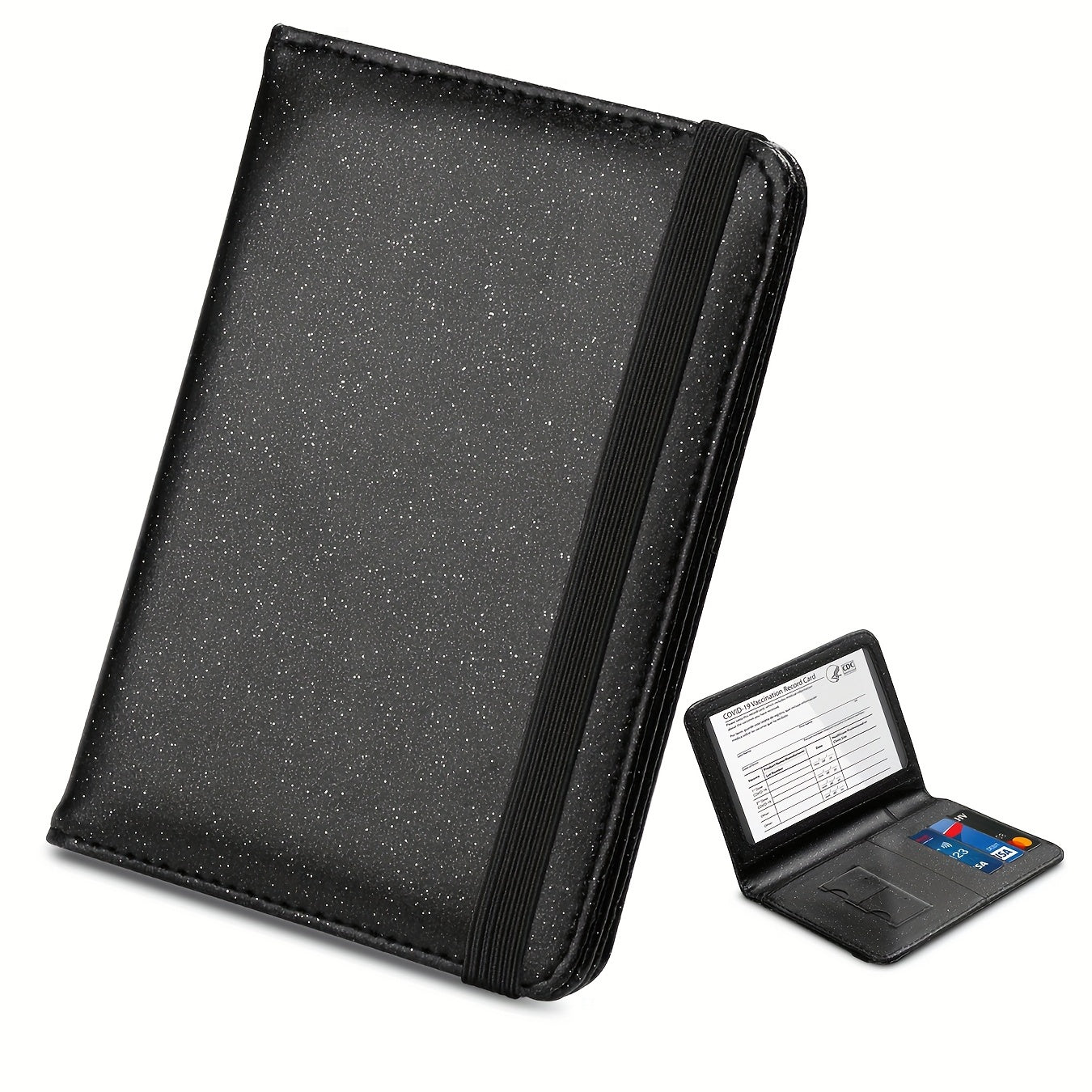 Passport Wallet Holder PU Leather Waterproof Travel Case