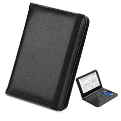 Passport Wallet Holder PU Leather Waterproof Travel Case