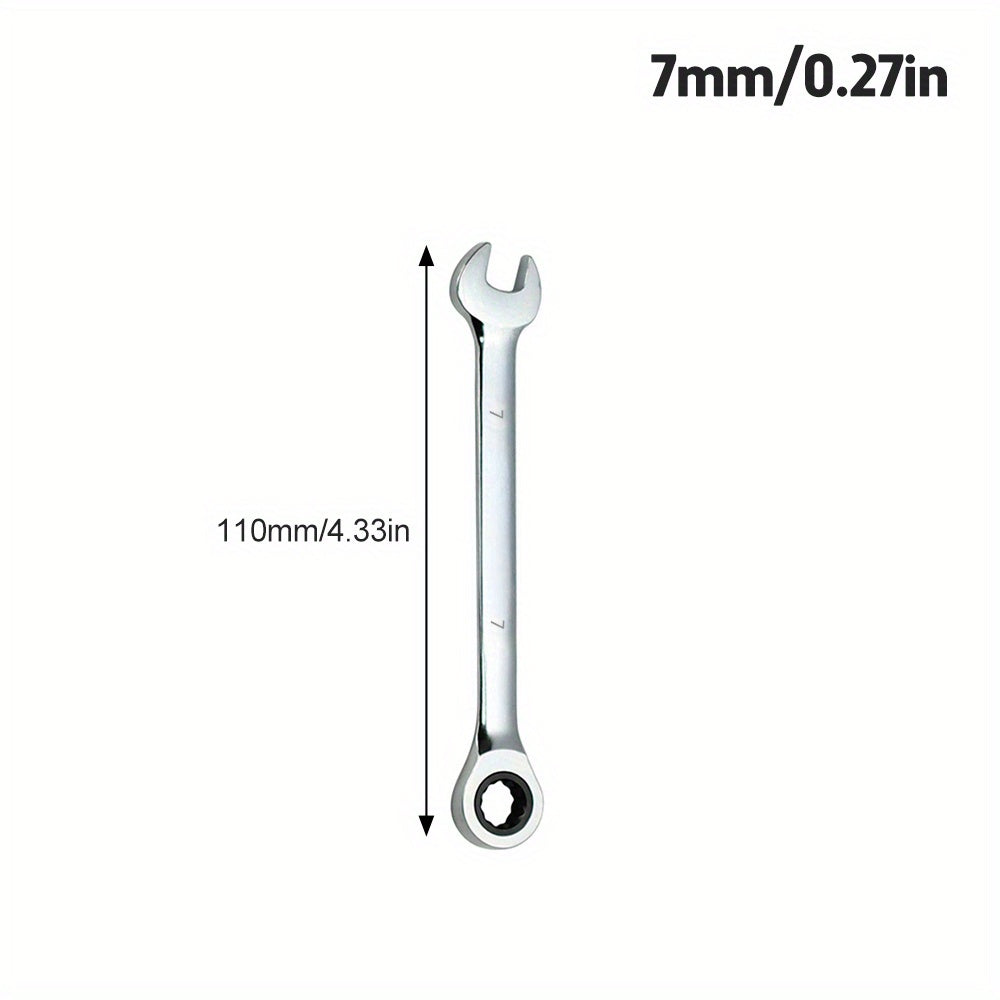 6MM 17MM Ratchet Wrenches Universal Spanners Car Repair Hand Tools