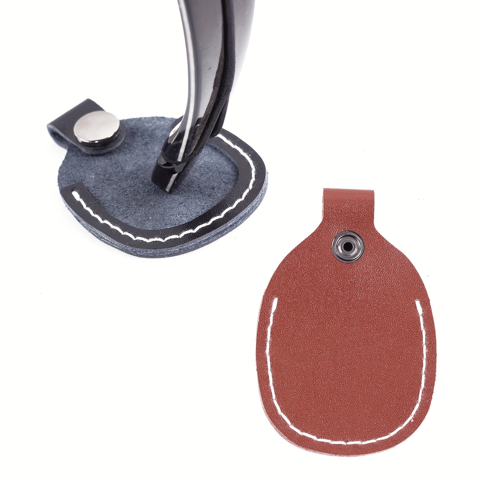 Recurve Bow Limb Tip Protection Soft PU Leather Protector