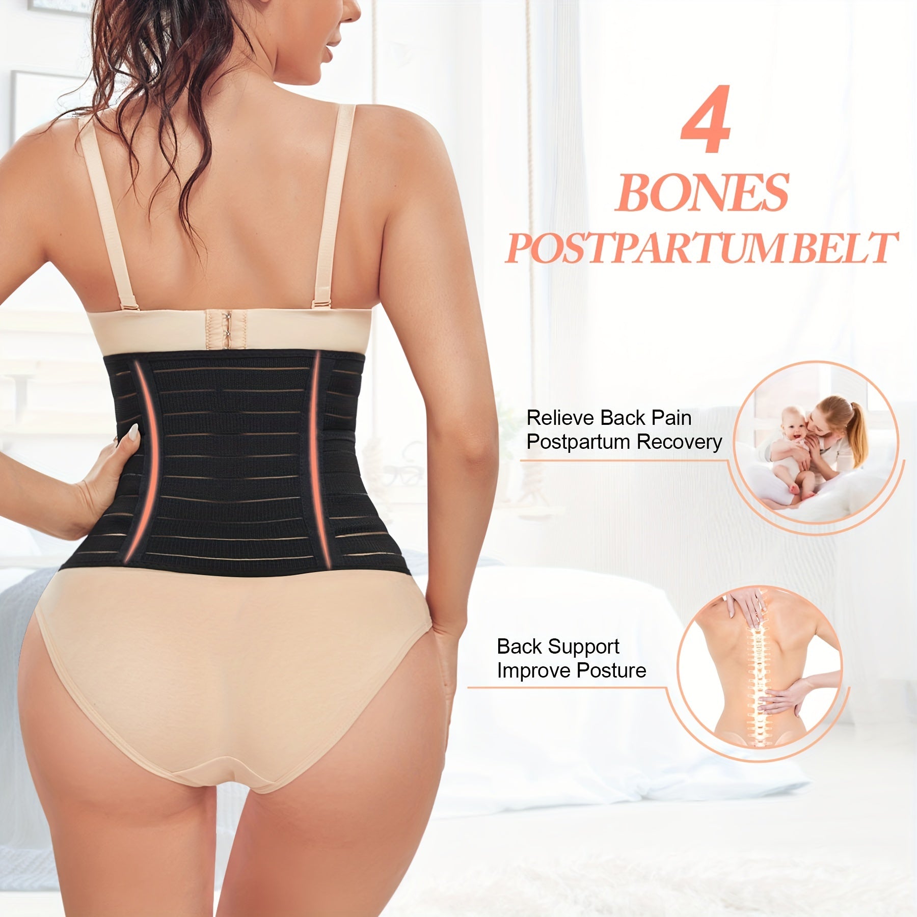 Waist Trainer Tummy Wrap Belly Belt Underwear & Shapewear