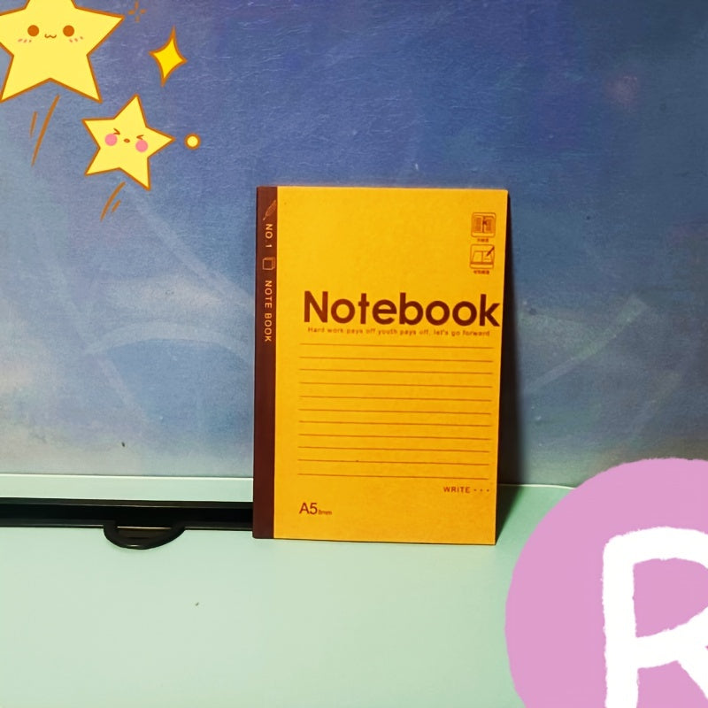 2pcs Cowhide School Notebook 18 Sheets
