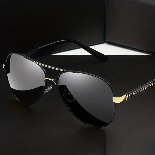 Men's Polarized Driving Sunglasses UV Protection Large Frame
