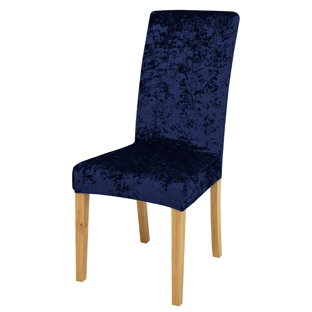 Stretch Velvet Dining Chair Slipcovers - Elegant Furniture Protection