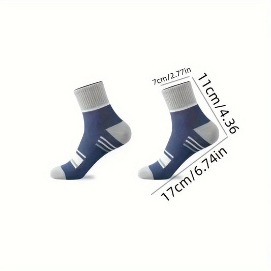 Men's Sweat-Absorbing Antibacterial Socks 6 Pairs
