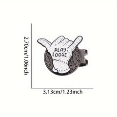 Magnetic Golf Ball Marker w/ Hat Clip Iron Accessory for Men - Golf Gift