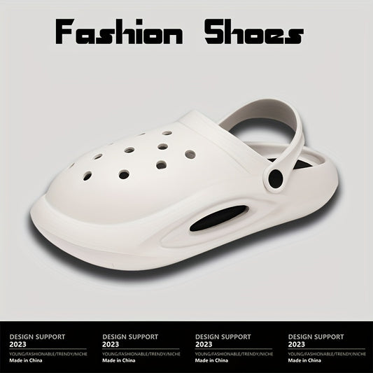 Men's Lightweight Comfy Clogs Hollow Out Non Slip Garden Shoes