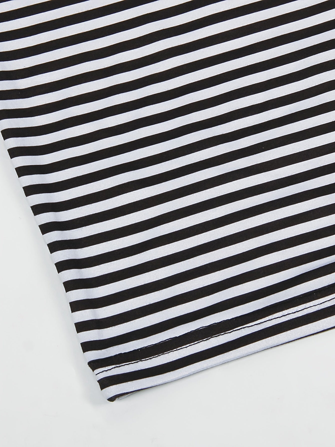  Casual Cami Dress Women's Plus Stripe Print Round Neck Backless