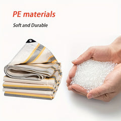 Anti UV Sunshade Tarp Heavy Duty Waterproof Cloth