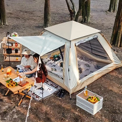 Portable Folding Tent 210D Oxford Cloth Tent For Camping
