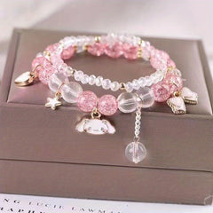 Children Cartoon Crystal Bracelet Girl Students Holiday