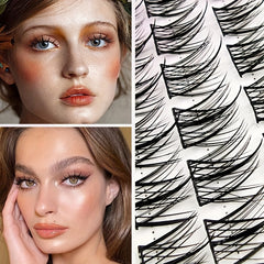 C Curl 30 Cluster False Eyelashes 11 13mm Segmented Lashes