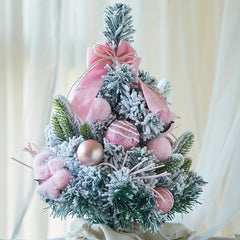 Mini Christmas Tree Tabletop Ornament Home Party Decoration