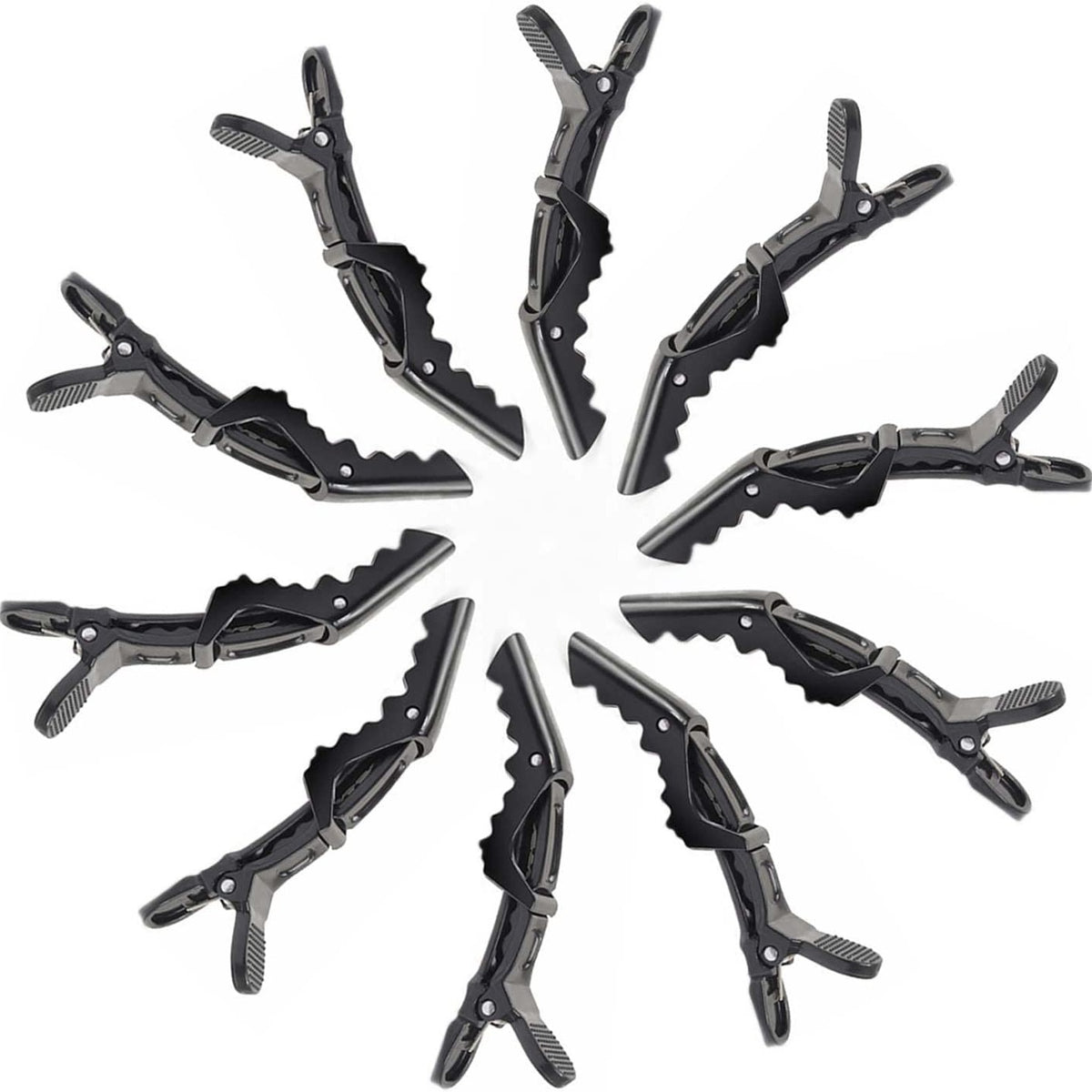 10pcs Wide Tooth Hair Clips for Hair Styling