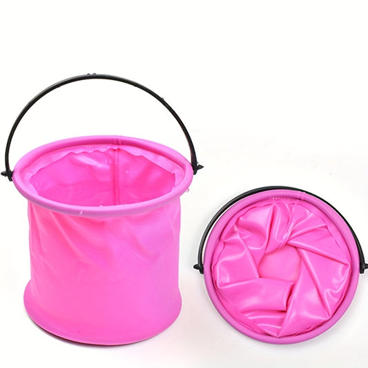 Foldable Fishing Bucket Portable Retractable Beach Catch Fishnet Toy