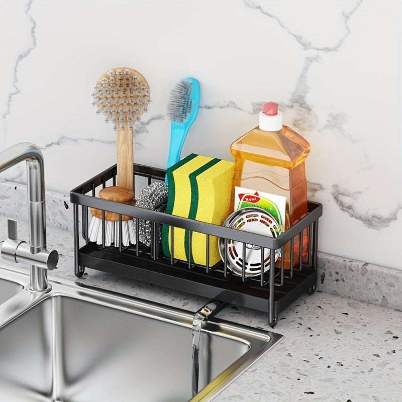 Kitchen Sponge Drain Holder Sink Rack Organizer Stand Storage