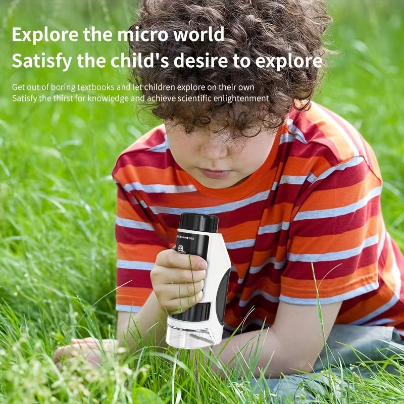 Portable Optical Microscope Toy for Kids - Explore Microscopic World!