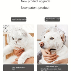Pet Space Ball Hood Dog Headgear Elizabeth Circle Dog Head Cover