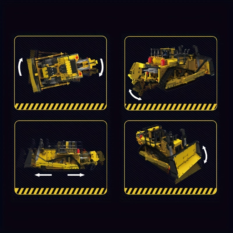 Building Blocks Bulldozer Toy with APP Version Gift