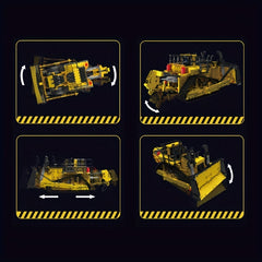 Building Blocks Bulldozer Toy with APP Version Gift