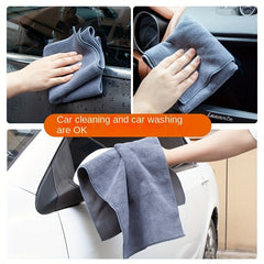 Double sided Car Towel for Interior Cleaning, Coral Fleece Suede Material