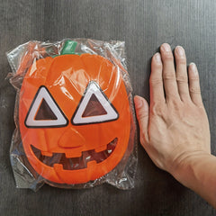 Halloween Pumpkin Mask: Luminous Sounding, Masquerade Tricky Props