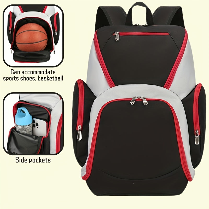 Large Capacity Travel Backpack Fitness Basketball Bag