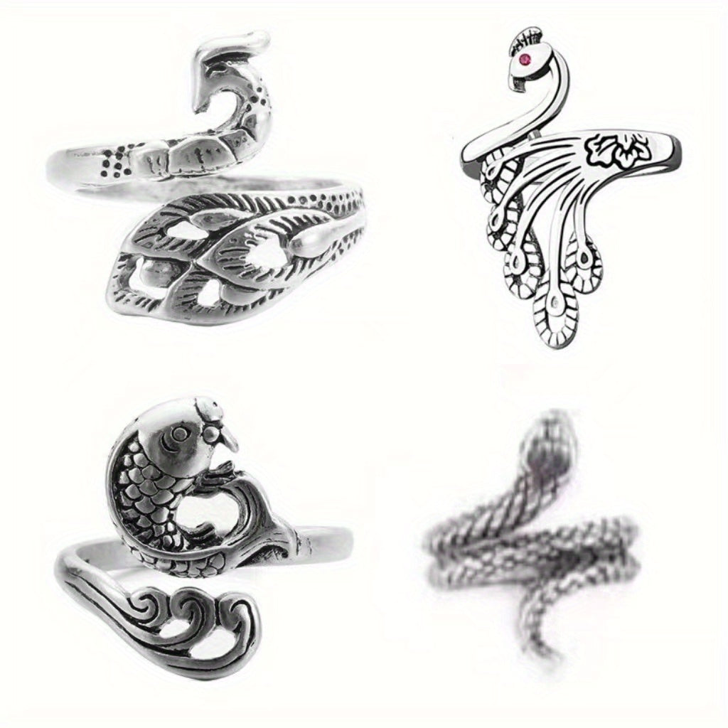 4pcs Adjustable Knitting Ring Thread Loop Guide Sewing Accessory