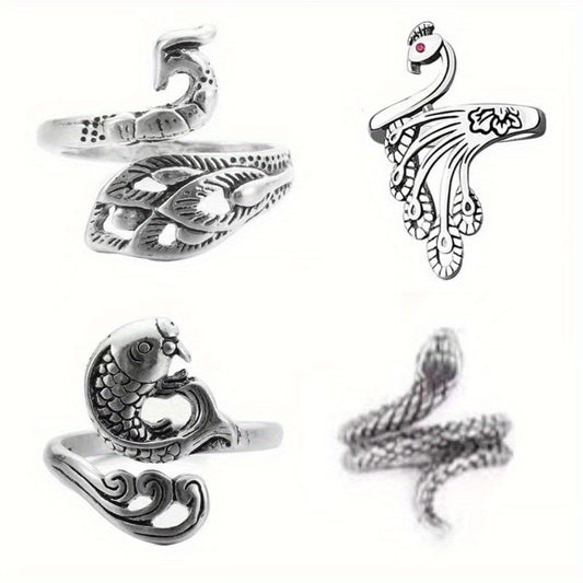 4pcs Adjustable Knitting Ring Thread Loop Guide Sewing Accessory