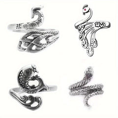 4pcs Adjustable Knitting Ring Thread Loop Guide Sewing Accessory