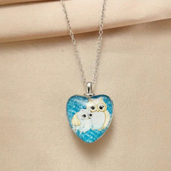 Owl Pendant Necklace Casual Jewelry Holiday Anniversary Gift