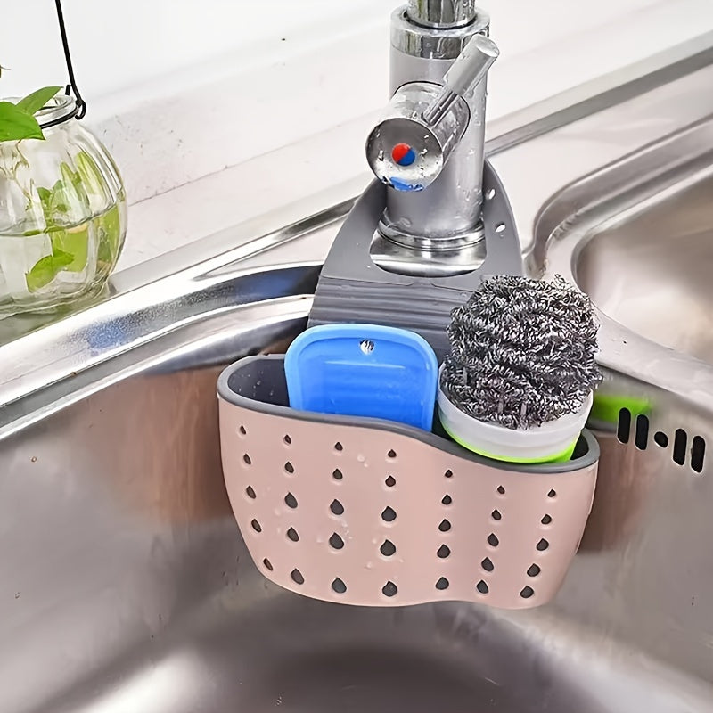 Kitchen Sink Drain Basket Faucet Rack Storage Hanging Bag