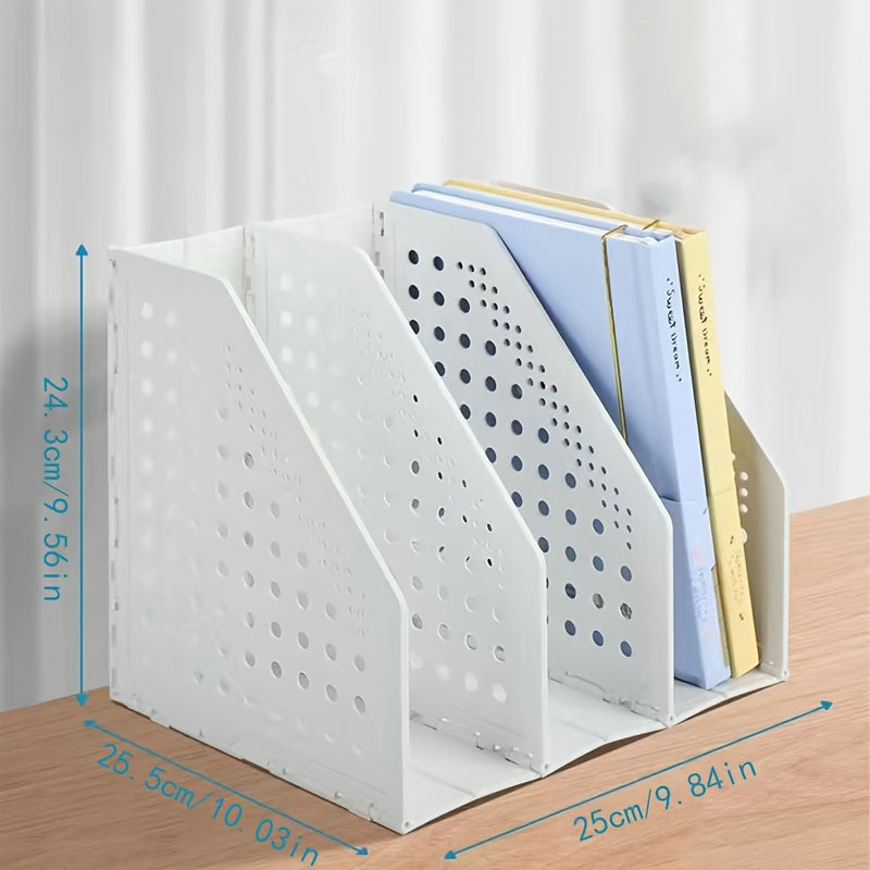 Desktop File Rack Organizer Layer Business Information Basket Folder Storage