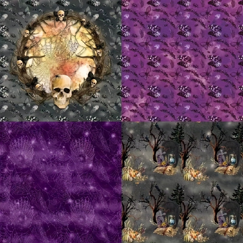 Halloween Themed Pattern Paper for DIY Projects