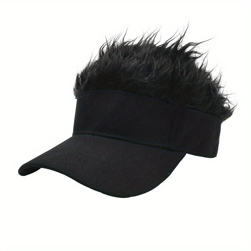 Light Board Wig Baseball Cap Men's Sun Visor